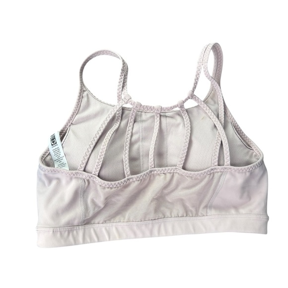 Athleta Light Purple Strappy Sports Bra Medium Removable Pads - Picture 1 of 5